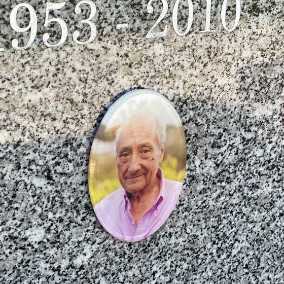medaillon plaque funeraire