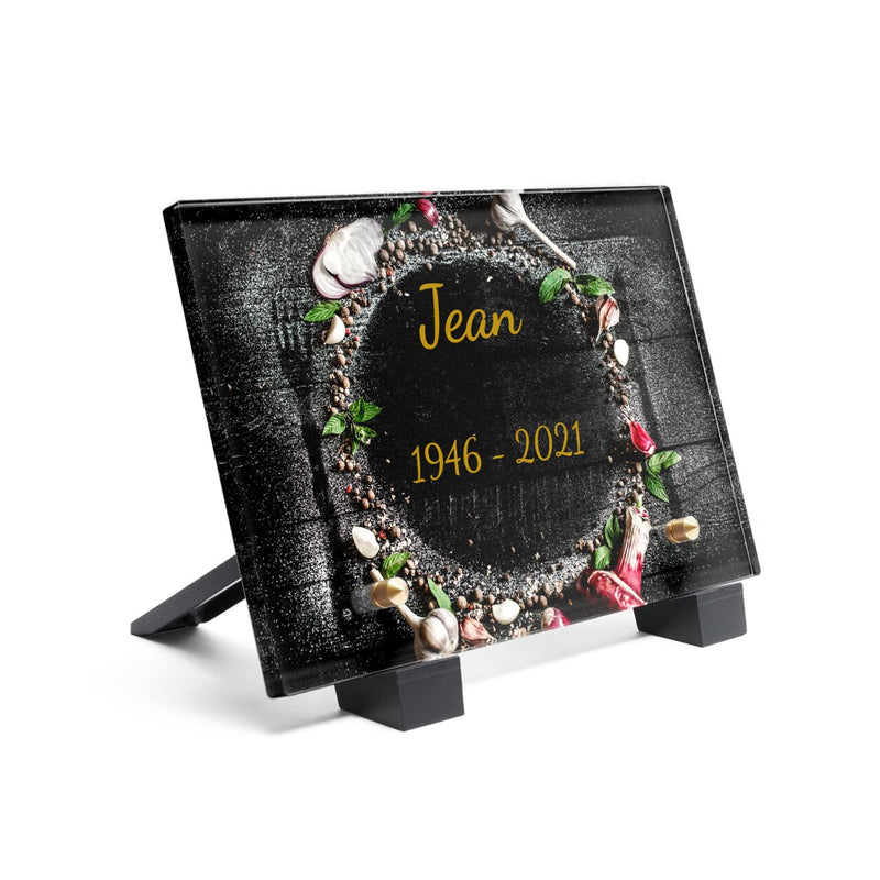 Plaque funéraire cuisinier-memorable 11 Plaquedeces.fr