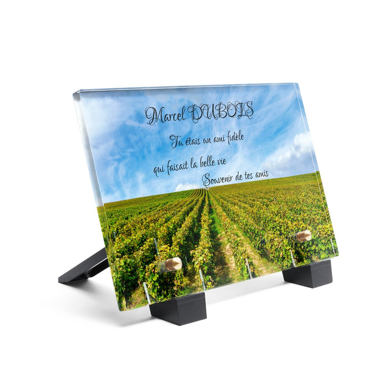Plaque funéraire vignes-en-champagne 29 Plaquedeces.fr