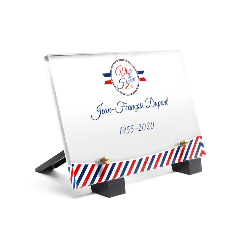 Plaque funéraire vive-la-france 19 Plaquedeces.fr