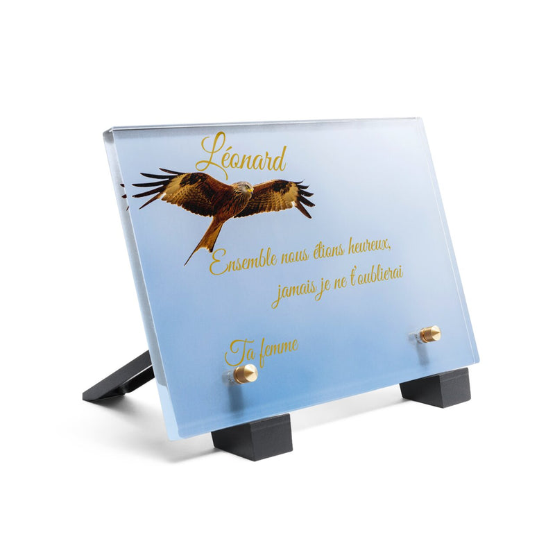 Plaque funéraire plaque-funeraire-aigle 8 Plaquedeces.fr