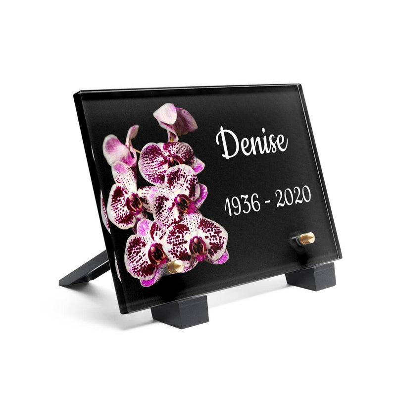 Plaque funéraire magnifiques-orchidees 6 Plaquedeces.fr