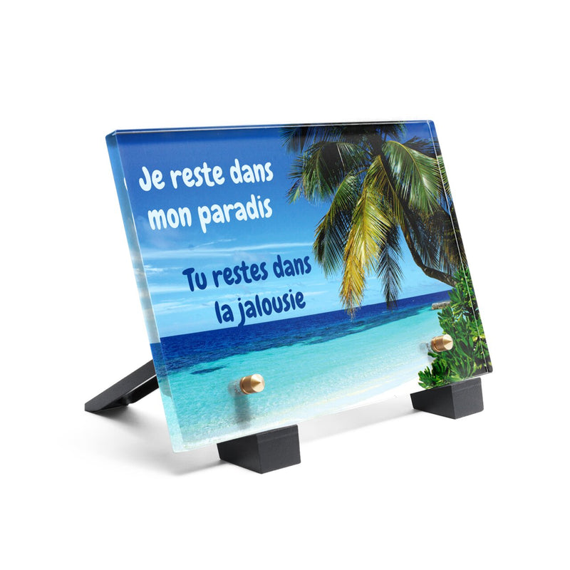 Plaque funéraire paradis-jalousie 15 Plaquedeces.fr