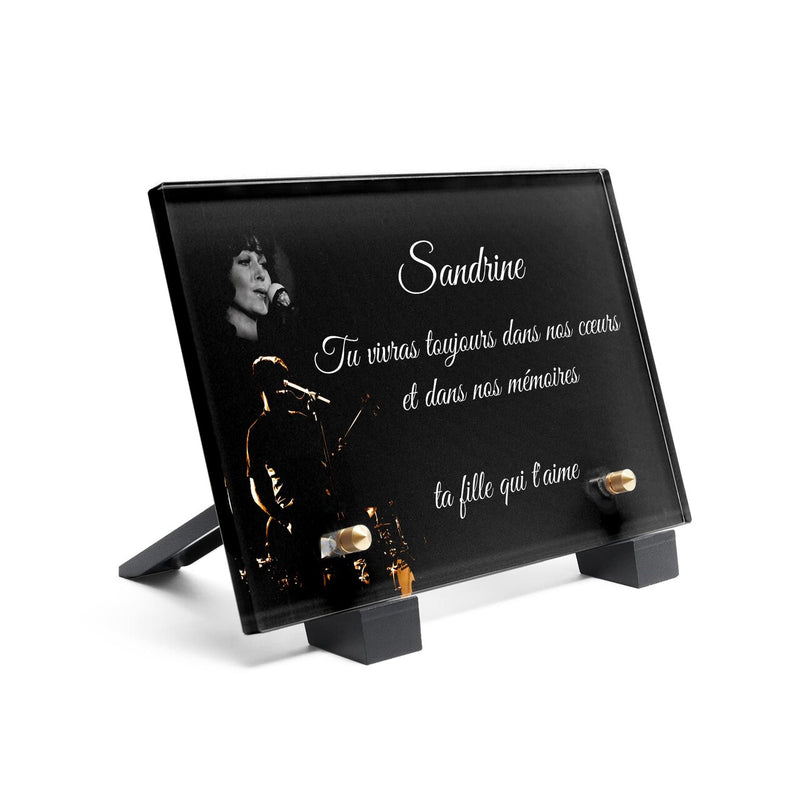 Plaque funéraire chanteur-sur-scene 9 Plaquedeces.fr