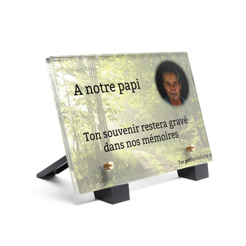 Plaque funéraire foret 27 Plaquedeces.fr