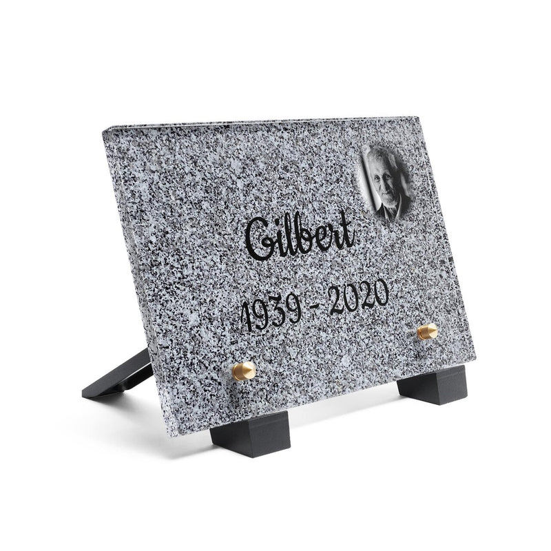 Plaque funéraire pierre-granite 23 Plaquedeces.fr
