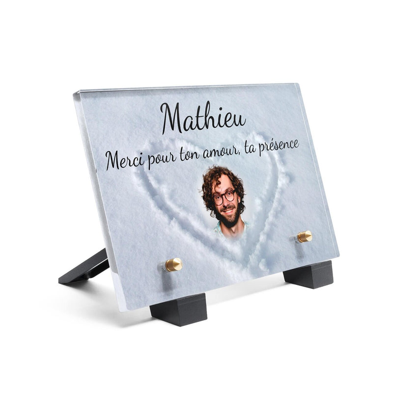 Plaque funéraire coeur-dans-la-neige 9 Plaquedeces.fr