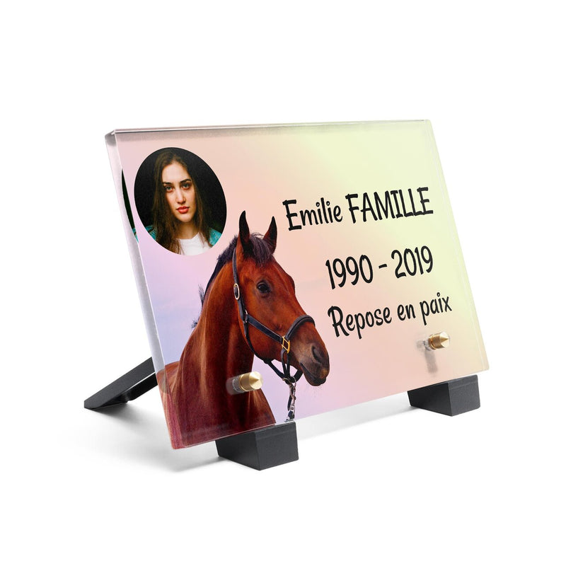 Plaque funéraire tete-de-cheval 4 Plaquedeces.fr