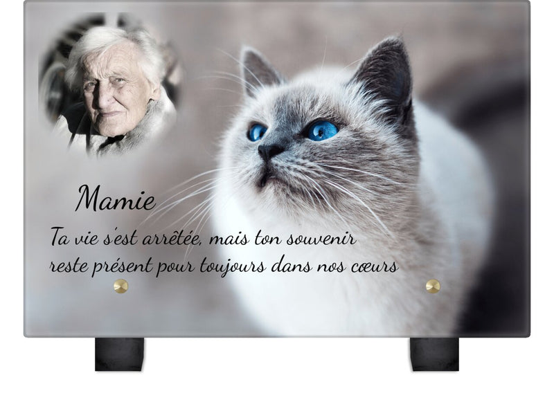 Plaque funéraire chat-majestueux 16 Plaquedeces.fr
