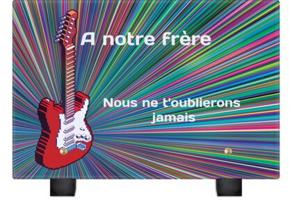 Plaque funéraire guitare-electrique-en-pixel-art 19 Plaquedeces.fr
