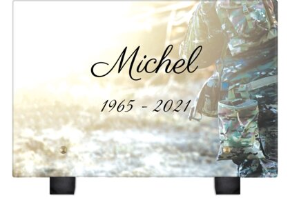 Plaque funéraire militaire-de-dos 28 Plaquedeces.fr
