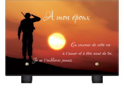 Plaque funéraire soldat-soleil 9 Plaquedeces.fr
