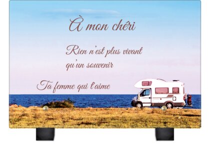 Plaque funéraire camping-car 4 Plaquedeces.fr
