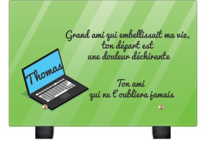 Plaque funéraire ordinateur 6 Plaquedeces.fr
