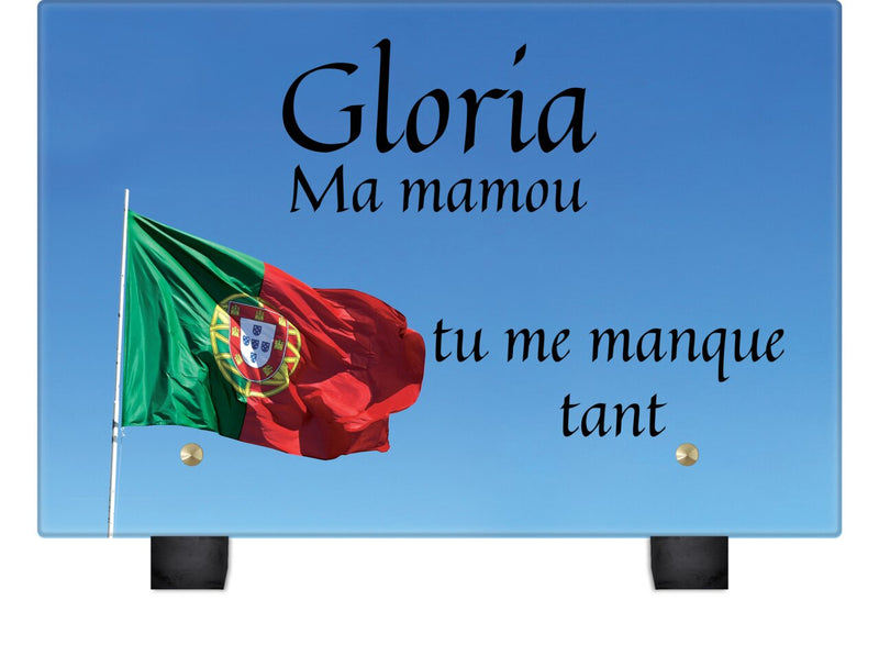 Plaque funéraire drapeau-portugal 9 Plaquedeces.fr
