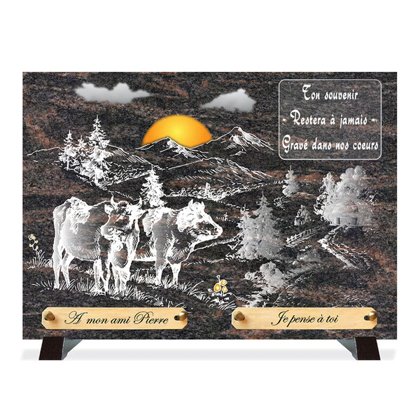 Plaque funéraire compogranit-campagne 12 Plaquedeces.fr
