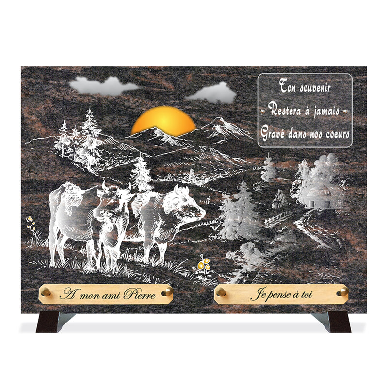 Plaque funéraire compogranit-campagne 12 Plaquedeces.fr
