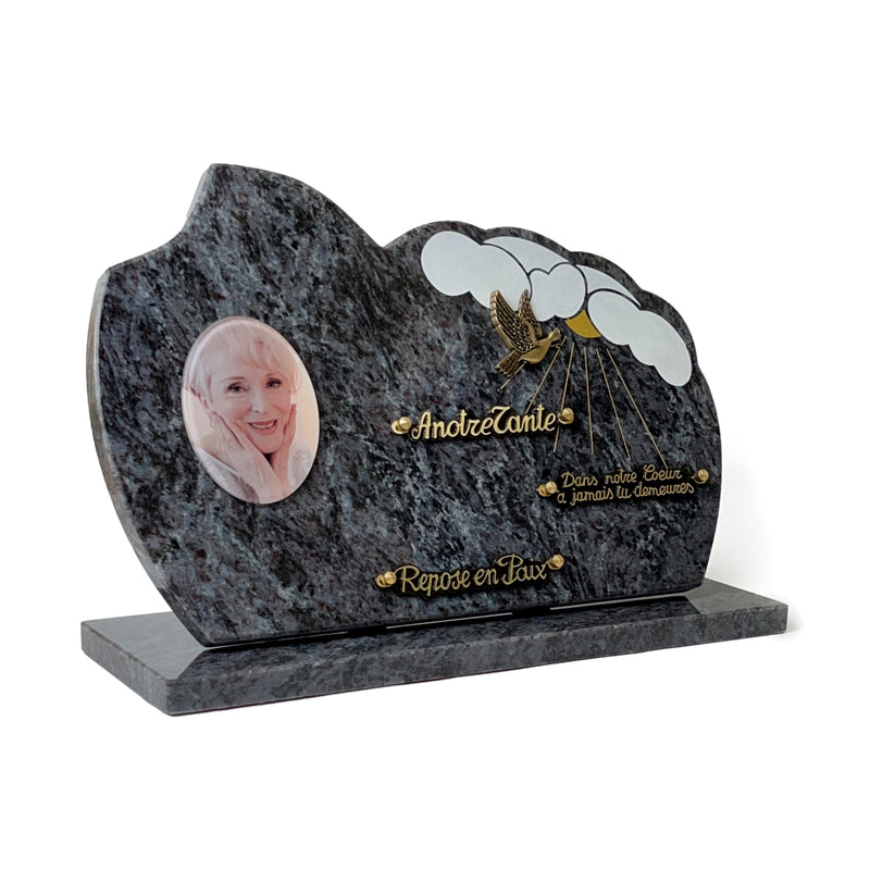 Plaque funéraire colombe-dans-le-ciel 11 Plaquedeces.fr