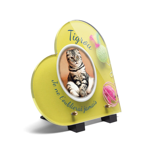 Plaque funéraire bol-et-jouets-pour-chat-forme-coeur 6 Plaquedeces.fr
