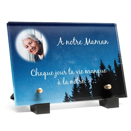 Plaque funéraire ciel-etoile 2 Plaquedeces.fr
