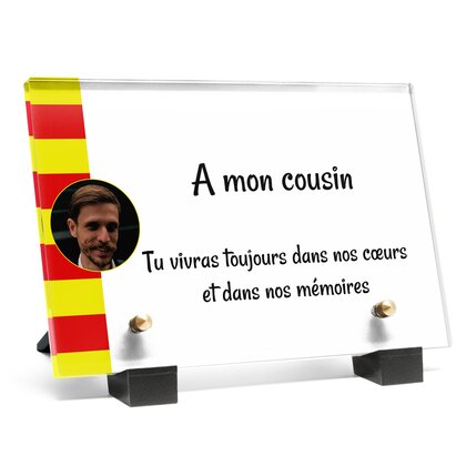 Plaque funéraire aux-couleurs-catalanes 28 Plaquedeces.fr
