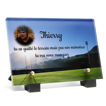 Plaque funéraire terrain-de-rugby 17 Plaquedeces.fr
