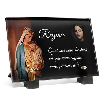 Plaque funéraire vierge-marie 4 Plaquedeces.fr
