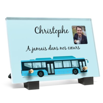 Plaque funéraire bus-de-ville 24 Plaquedeces.fr
