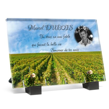 Plaque funéraire vignes-en-champagne 28 Plaquedeces.fr
