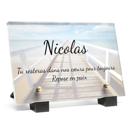 Plaque funéraire ponton-ocean 2 Plaquedeces.fr
