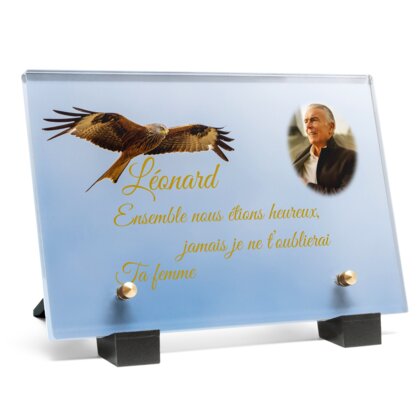 Plaque funéraire plaque-funeraire-aigle 29 Plaquedeces.fr
