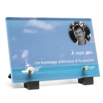 Plaque funéraire bateau-mer 1 Plaquedeces.fr
