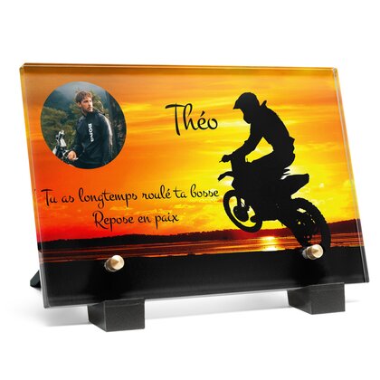 Plaque funéraire moto-cross-soleil 10 Plaquedeces.fr
