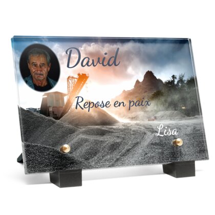 Plaque funéraire mineur-carriere 28 Plaquedeces.fr
