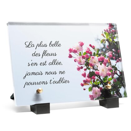 Plaque funéraire arbre-fleurs 10 Plaquedeces.fr
