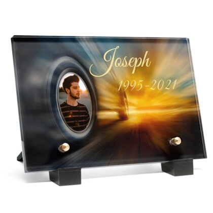 Plaque funéraire voiture-qui-va-vite 12 Plaquedeces.fr
