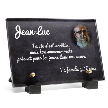 Plaque funéraire tableau-ardoise 11 Plaquedeces.fr
