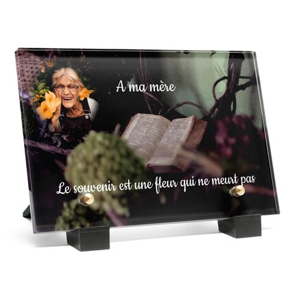 Plaque funéraire livre-de-la-vie 1 Plaquedeces.fr
