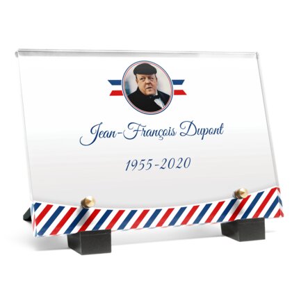 Plaque funéraire vive-la-france 24 Plaquedeces.fr
