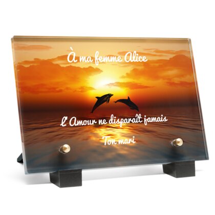 Plaque funéraire plaque-funeraire-dauphin 21 Plaquedeces.fr
