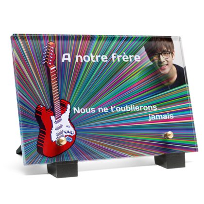 Plaque funéraire guitare-electrique-en-pixel-art 19 Plaquedeces.fr
