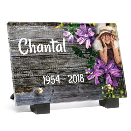 Plaque funéraire fleurs-du-jardin 7 Plaquedeces.fr
