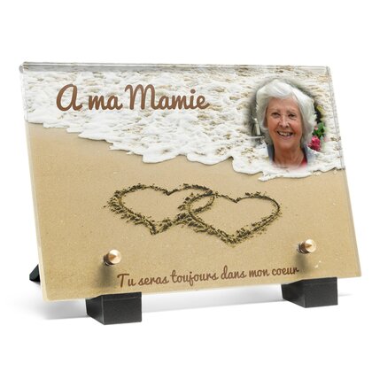 Plaque funéraire plage 23 Plaquedeces.fr
