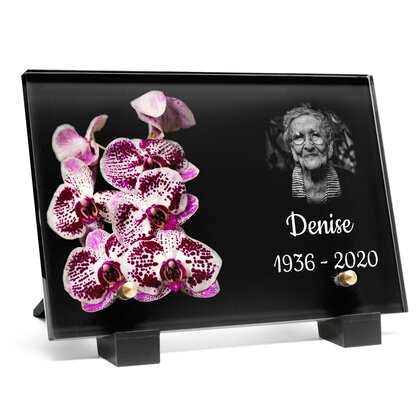 Plaque funéraire magnifiques-orchidees 6 Plaquedeces.fr
