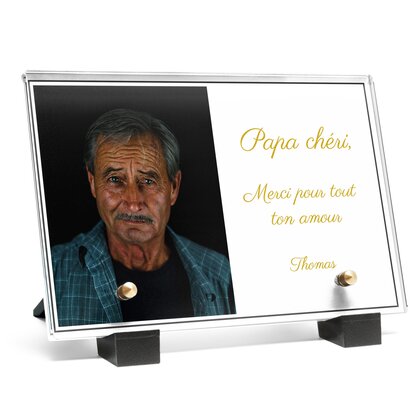 Plaque funéraire portrait 26 Plaquedeces.fr
