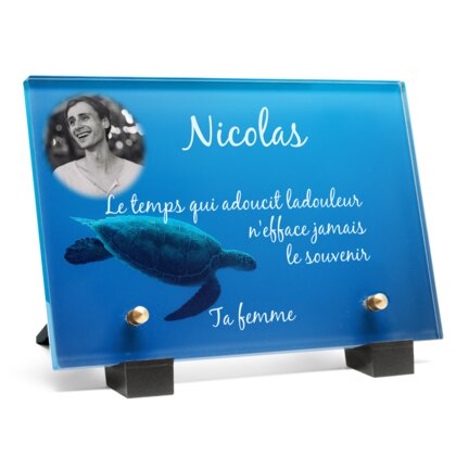 Plaque funéraire plaque-funeraire-tortue-de-mer 21 Plaquedeces.fr
