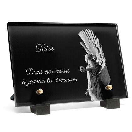 Plaque funéraire ange 6 Plaquedeces.fr

