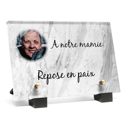 Plaque funéraire marbre 9 Plaquedeces.fr
