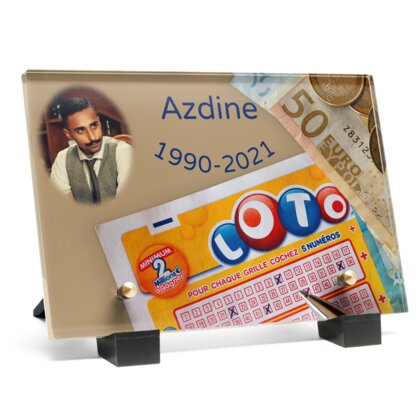 Plaque funéraire loto 26 Plaquedeces.fr
