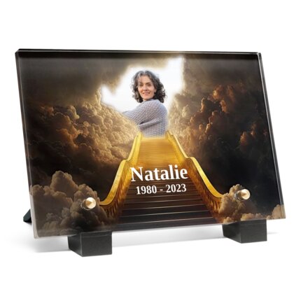 Plaque funéraire regarde-du-ciel 25 Plaquedeces.fr
